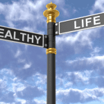 Signpost healthy life